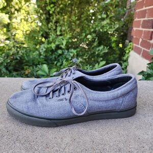 Vans Gray Low-Top Sneakers Classic Grey Canvas Design